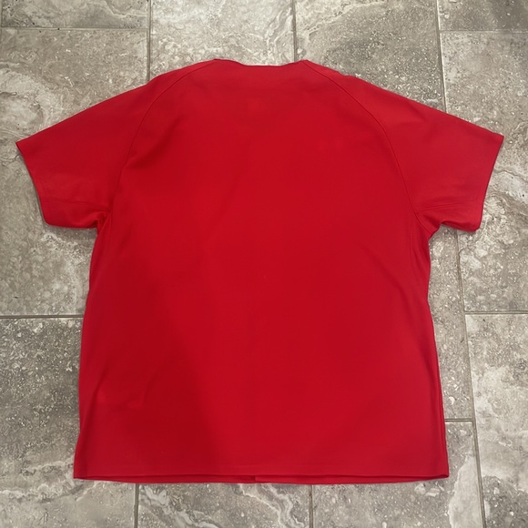 Under Armour Men’s Texas Tech Red Baseball Jersey Sz 2XL - Picture 7 of 12